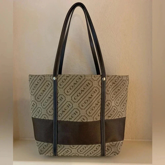 Coach Handbags - Coach Brown Logo Bag